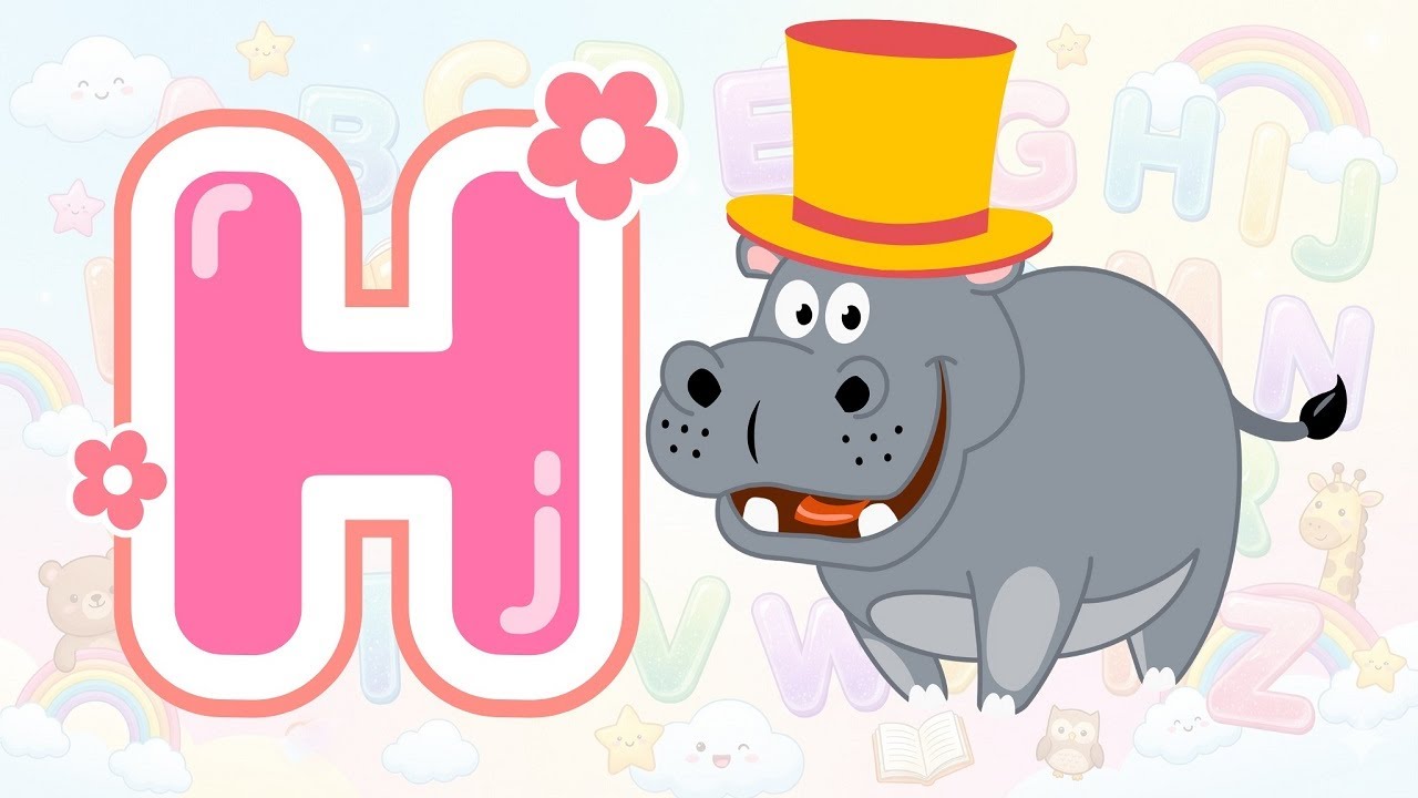 Phonics ABC for Toddlers | Letter H - Alphabet Lesson | Learn English with Girl