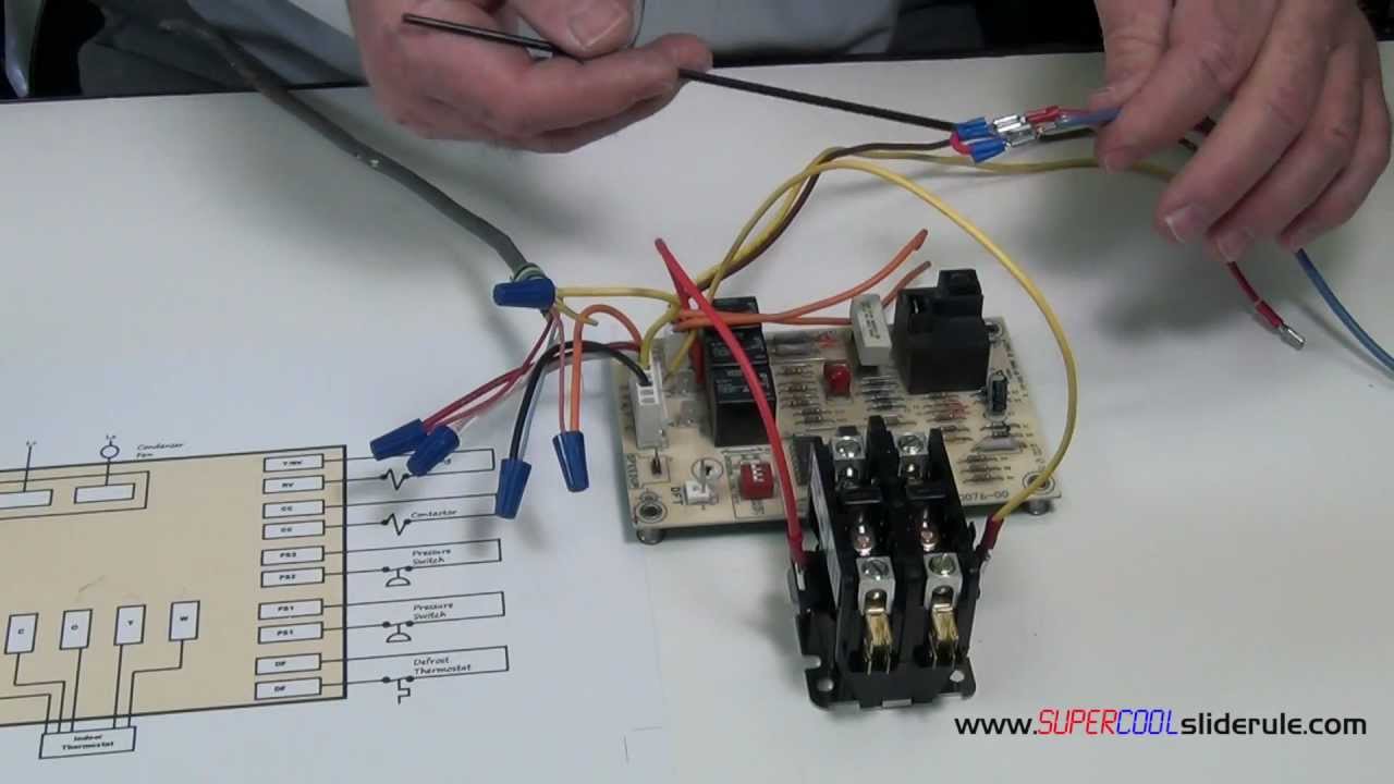 How to bypass a Defrost Heat Pump Board to allow cooling