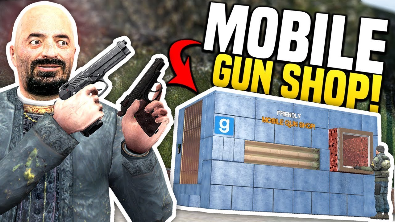 МОБИЛЬНЫЙ ОРУЖЕЙНЫЙ МАГАЗИН - Gmod DarkRP | Всплывающий оружейный магазин!
