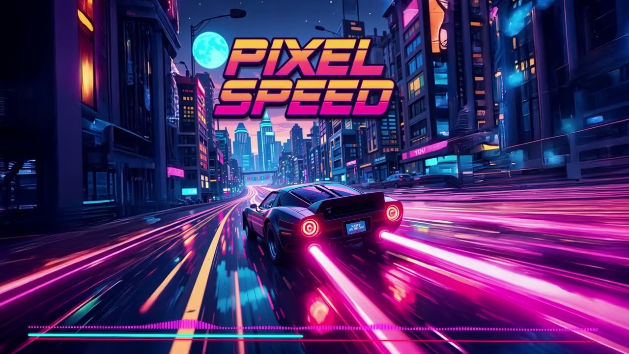 Pixel Speed 🔥 Retrowave Vibes | AI-Generated Synthwave Music | Suno Pro Original