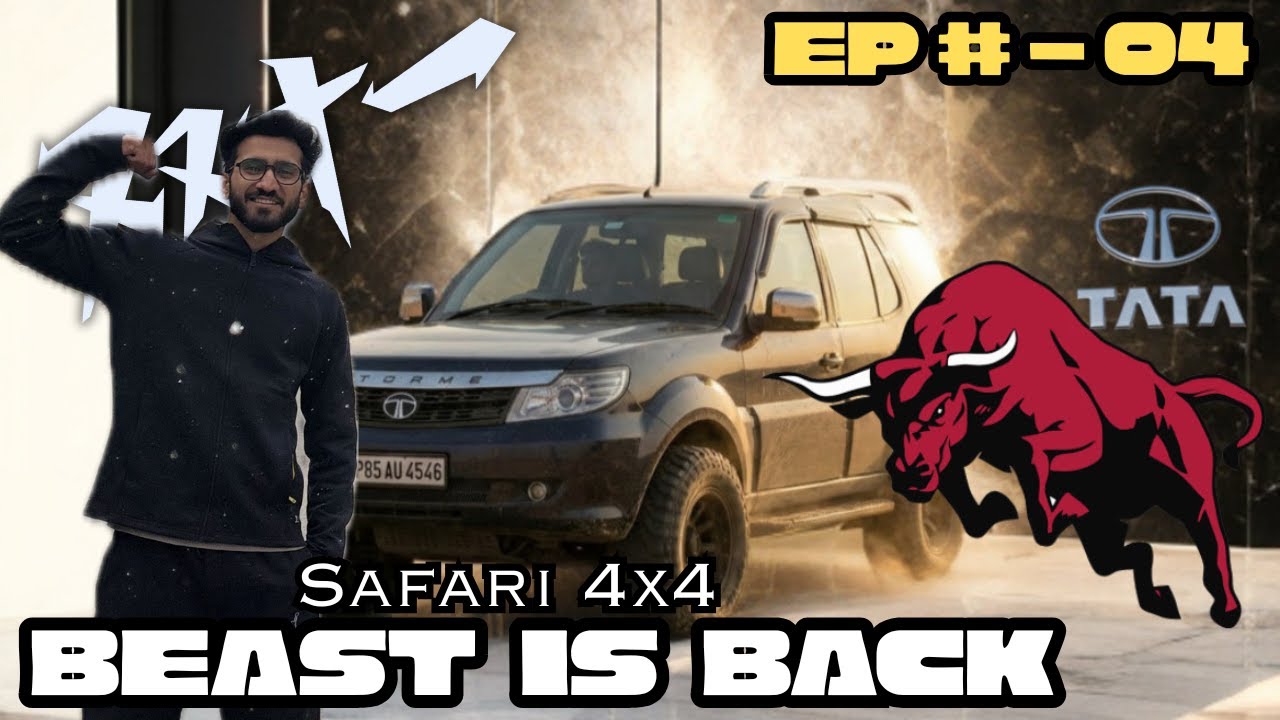 Beast is Back 🔥 Tata Safari 4x4 | ANIL THAKUR HERE @tatamotors 