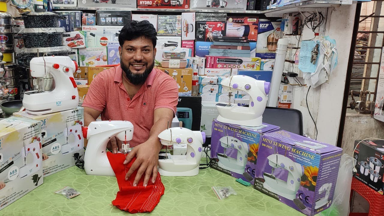 কাপড় সেলাইয়ের জন্য ইলেকট্রিক মিনি সেলাই মেশিন কিনুন// Selai  Machine