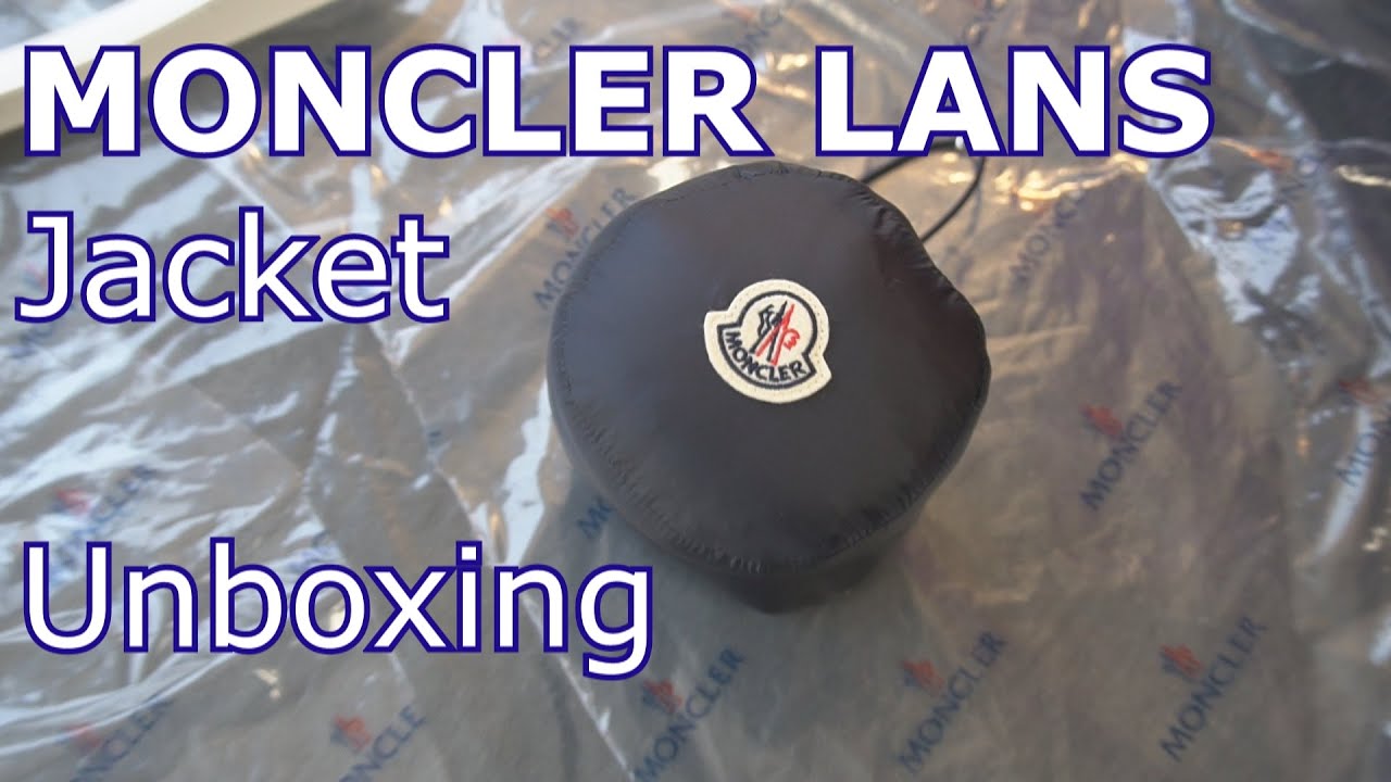 Unboxing MONCLER LANS Jacket Dark Blue