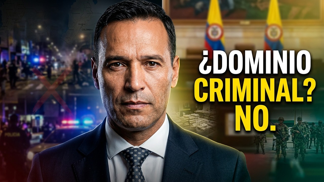 ‘Decir que Colombia está dominada por criminales es una ofensa’: Ministro de Defensa