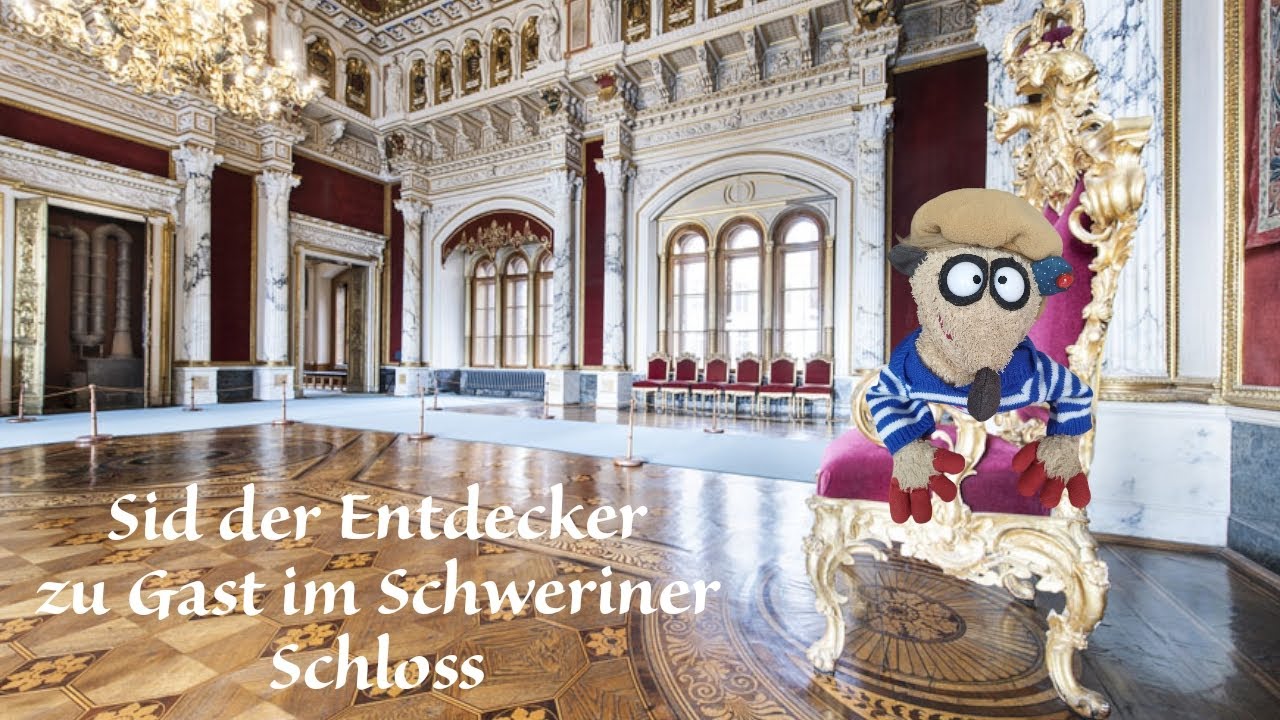 Sid der Entdecker erobert das Schweriner Schloss.