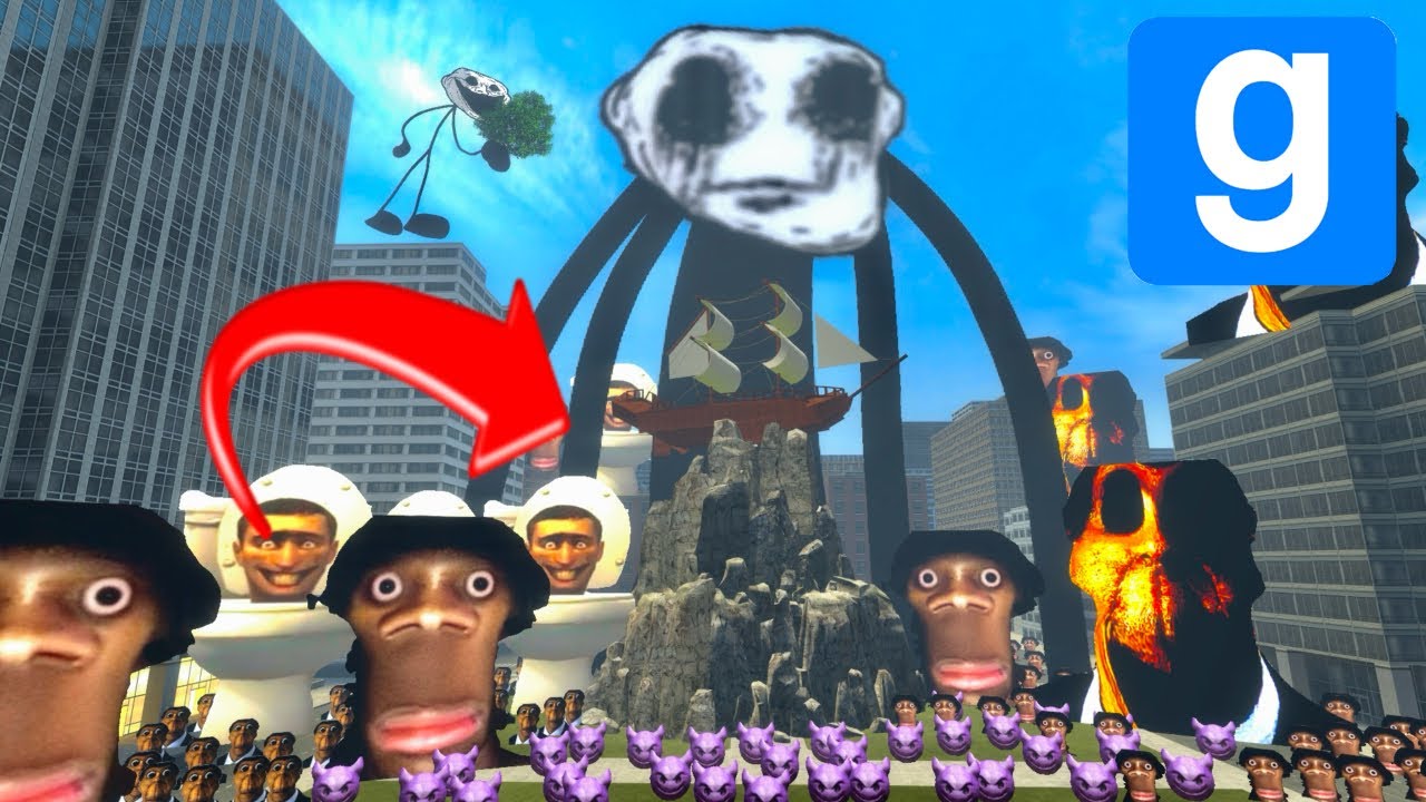 Too Many Nextbot's Vs Houses!? Part2 - Garry's Mod