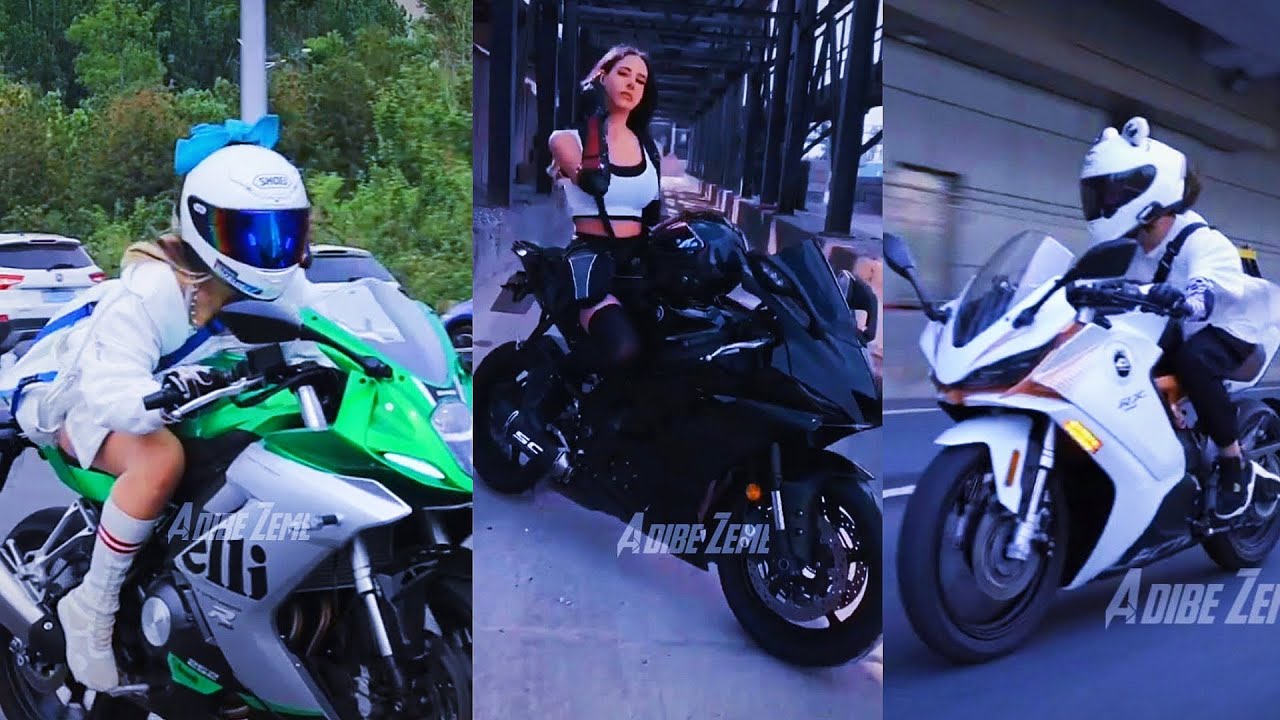 Biker girl's #7 | tik tok trending | Adibe Zeme