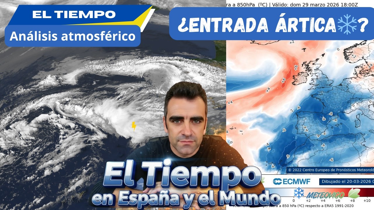Comenzamos a vigilar una probable ENTRADA ​❄️​🕵️‍♀️ ÁRTICA sobre ESPAÑA para la próxima semana y...