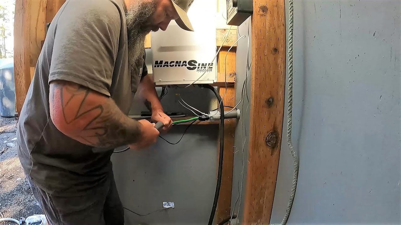 Solar power system for off grid cabin