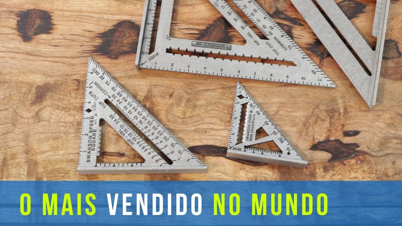 Esse esquadro não sai do esquadro nunca - O esquadro mais vendido no mundo