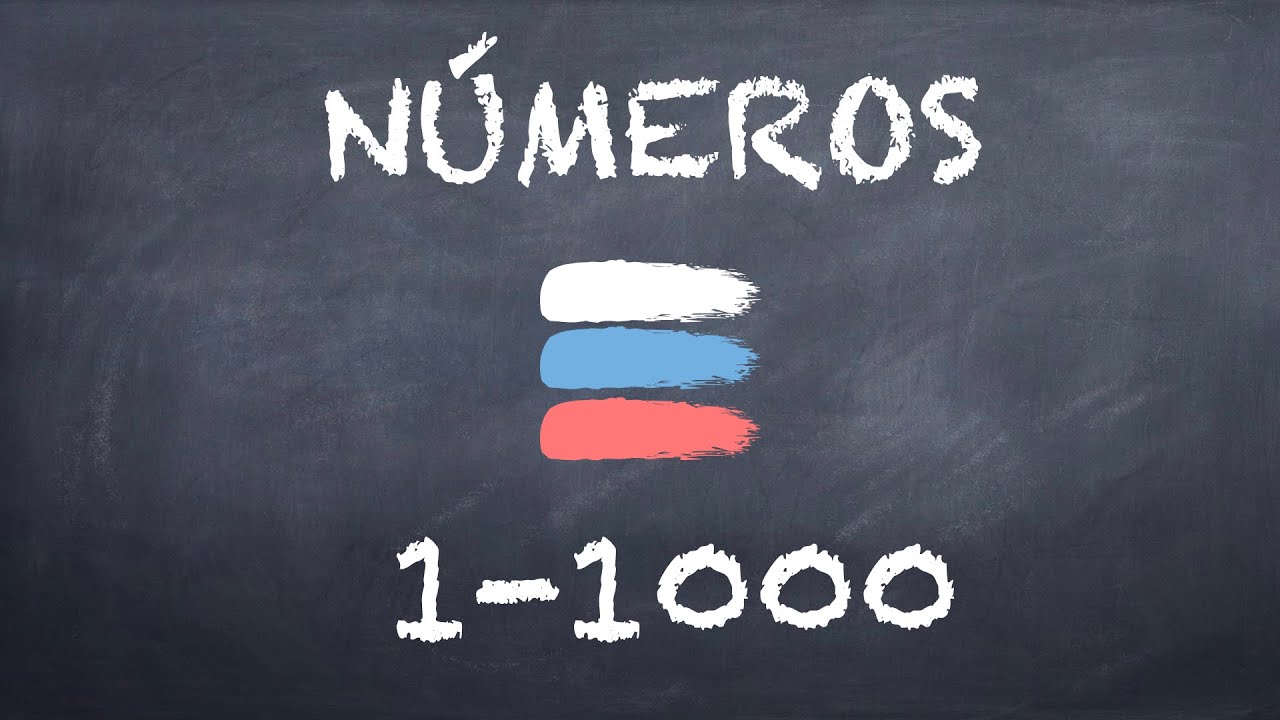 APRENDE A CONTAR EN RUSO