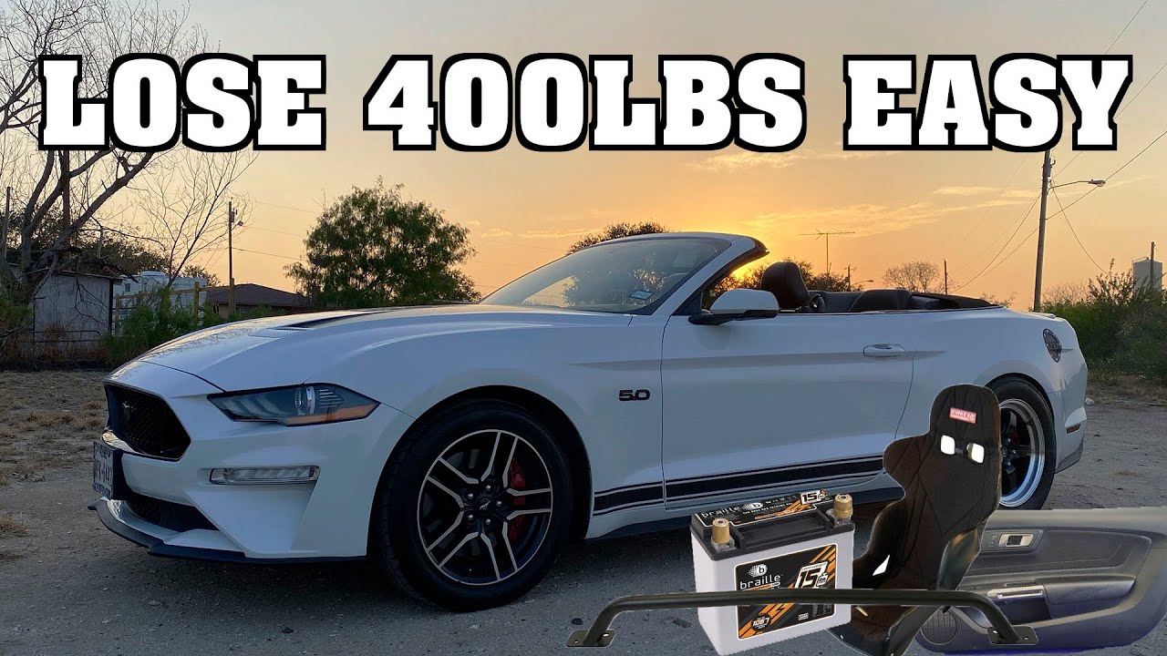 Weight Reduction Tips for Your Mustang: How to Reduce Weight on the S197 and S550