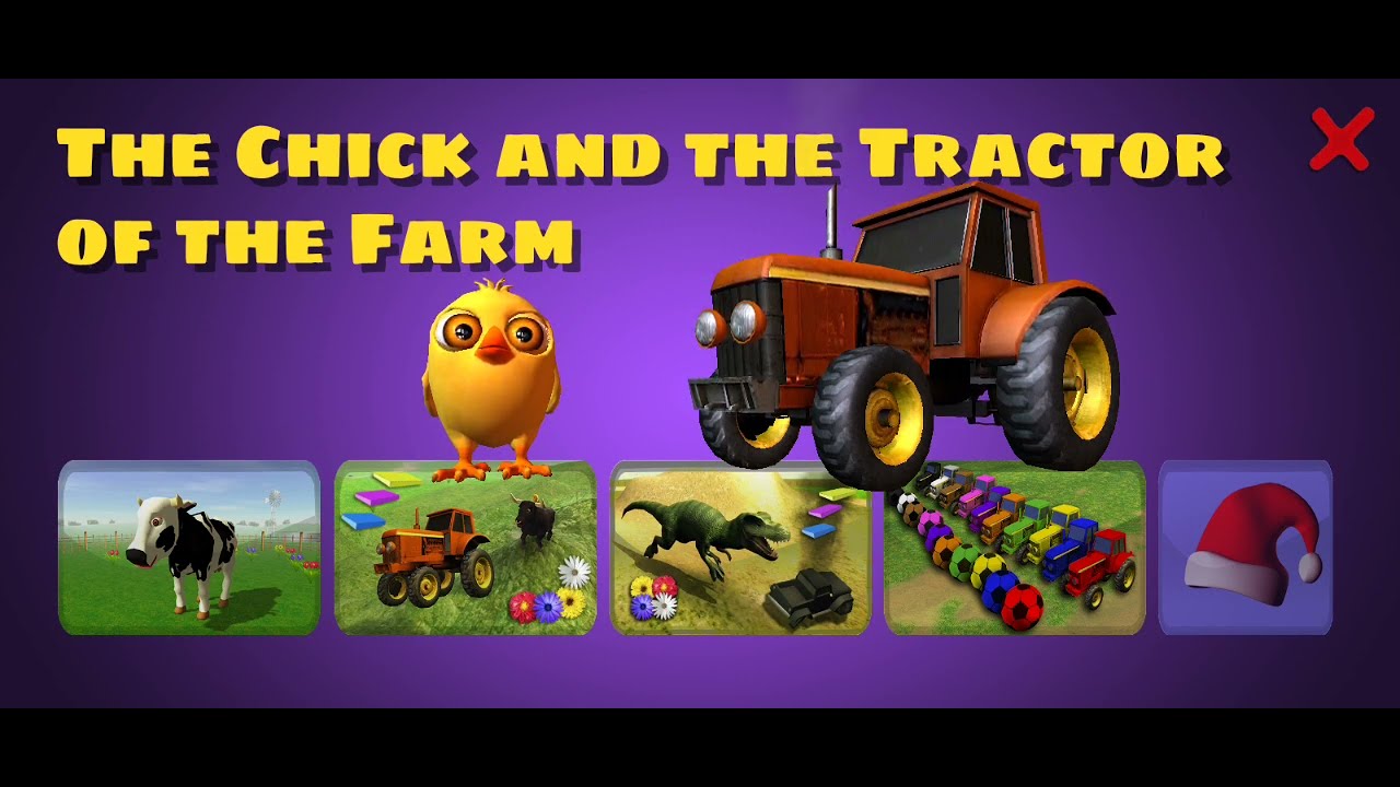 jugando con el pollito y el tractor de la granja 😂 sale bastante bien