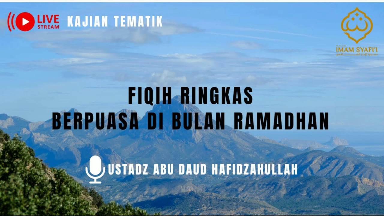 Fiqh Ringkas Puasa di Bulan Ramadhan