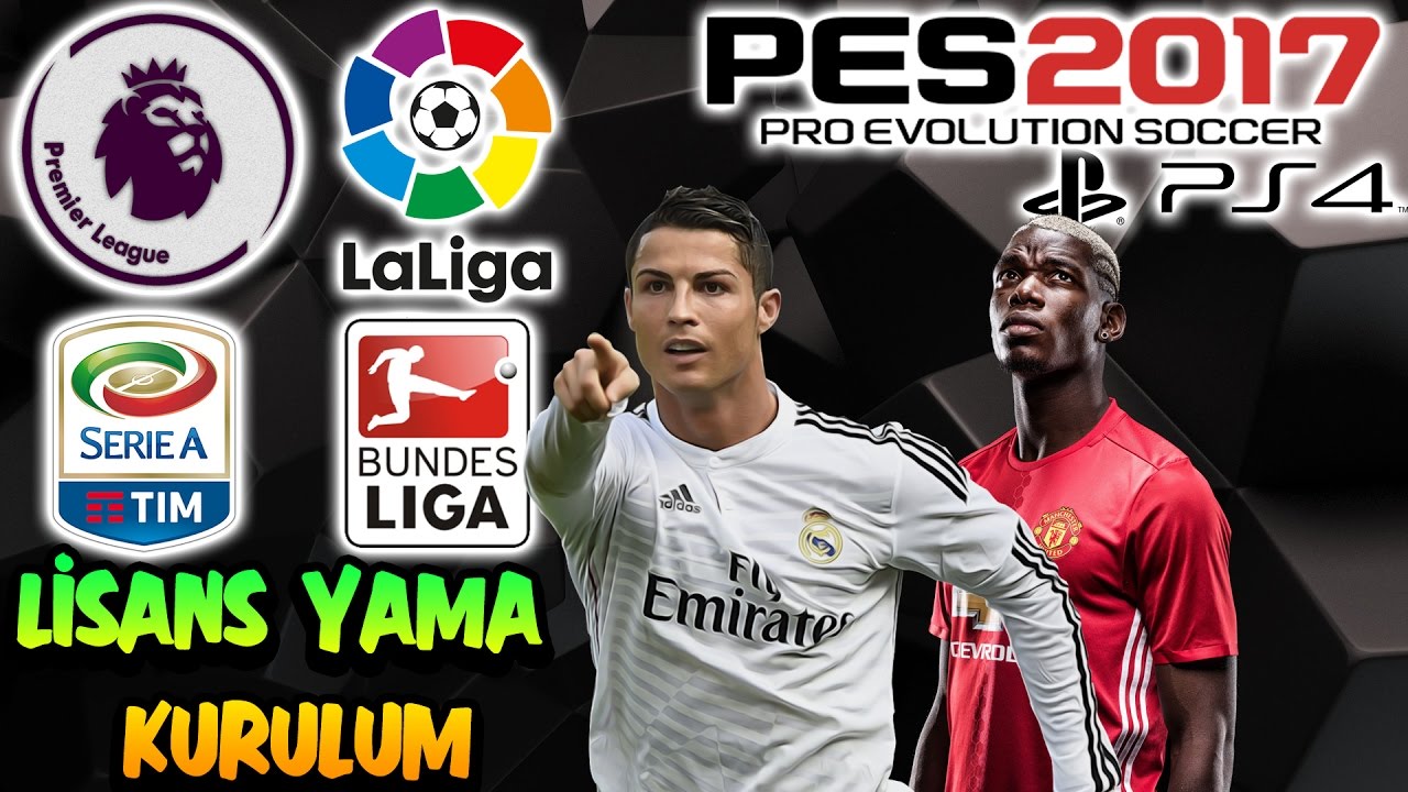 PES 2017 PS4 LİSANS YAMA KURULUM ve DOSYALAR