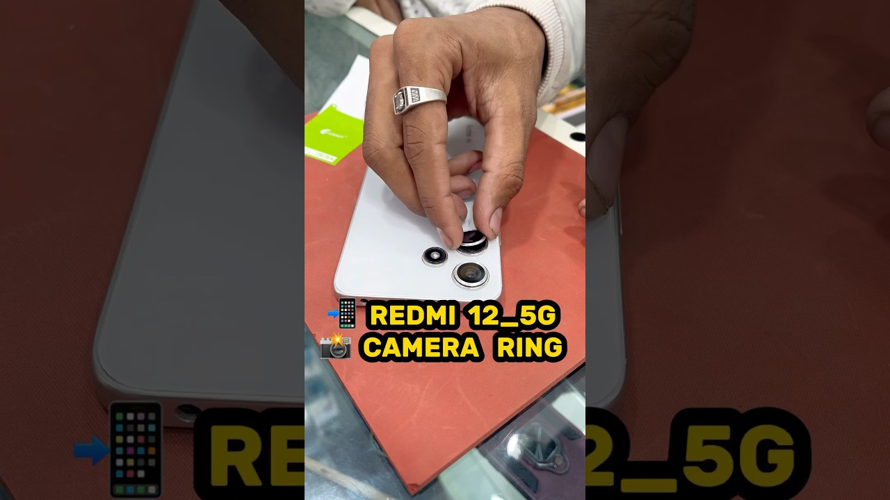 📲 REDMI 12 5G 📸 Camera Lens&rsquo;s Proctor ￼ Scratches protection  Easy to Install Good Qulity￼