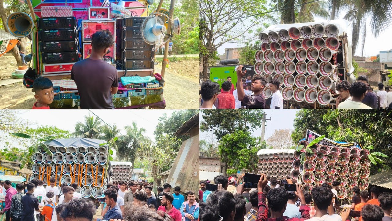 আজ মোজাম সাউন্ড 4টে 5k দিয়ে বাজছে ও বাপি সাউন্ড 😎 সাউন্ড কিং রোড শো করছে বড়বৈনানে