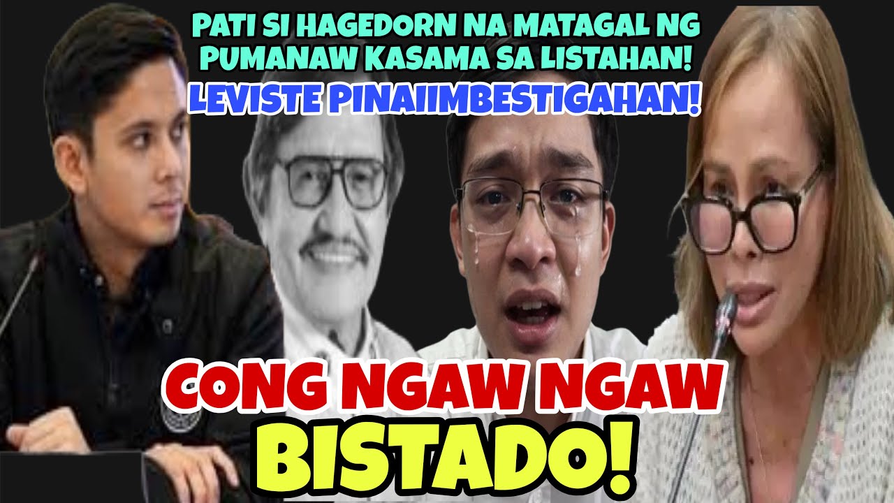 KULANG KULANG AT MALI MALI ANG HAWAK NA FILES NI CONG LEVISTE? CONG NGAW NGAW PINAIIMBESTIGAHAN!