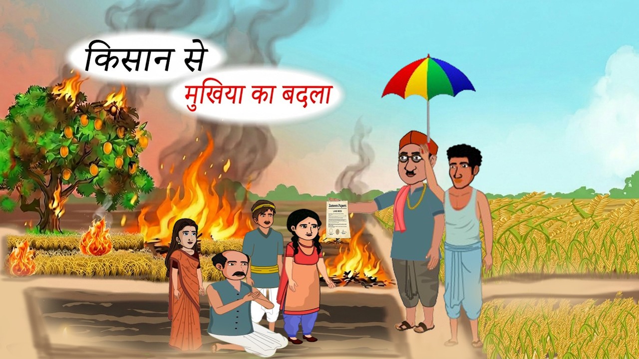 गरीब किसान और मुखिया का बदला |GAREEB KISAN AUR MUKHIYA KA BADLA | MORAT STORY | CARTOON STROY