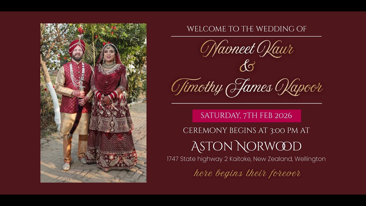 Navneet Kaur & Timothy James Kapoor