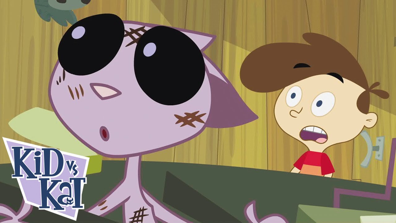 Strange Kat on a train | Kid vs. Kat - WildBrain | Movies for Kids