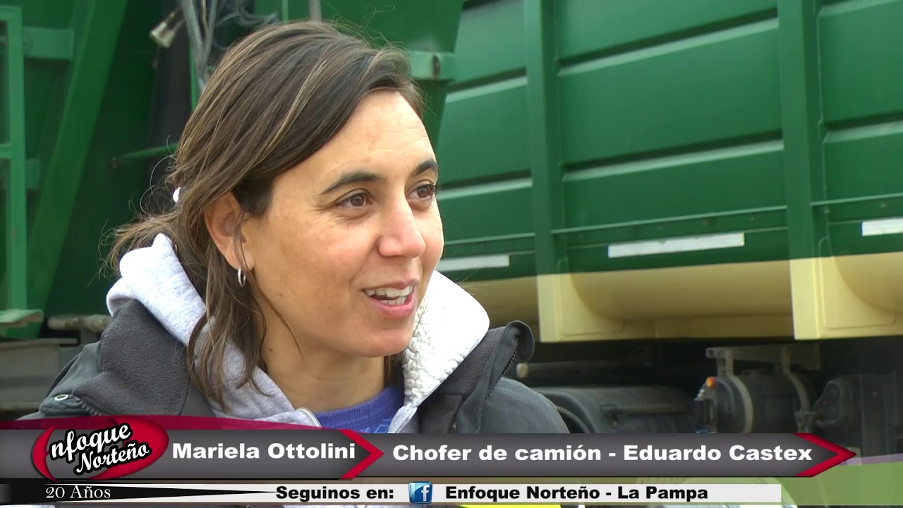 Mariela Ottolini camionera Castex