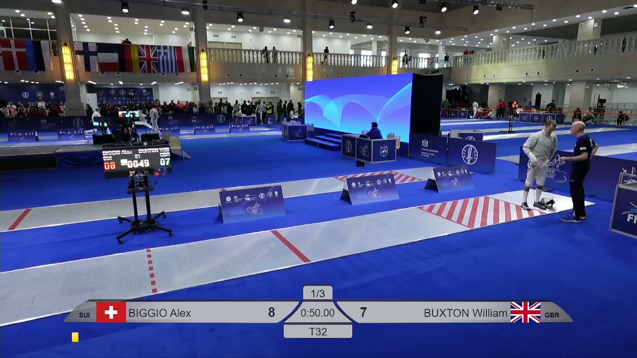 2026 137 T32 13 M S Individual  GEO Red BIGGIO SUI vs BUXTON GBR
