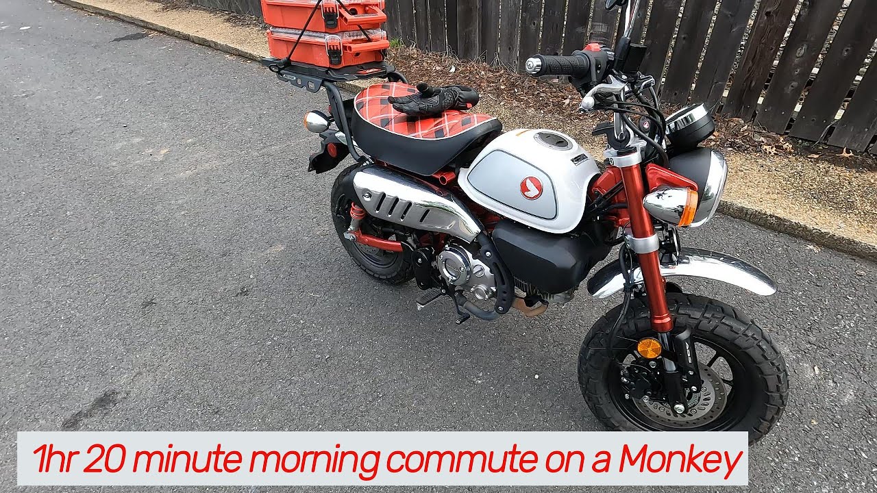 2023 Honda Monkey Morning Commute 101mile Round Trip **Wind Noise** Raw Sound