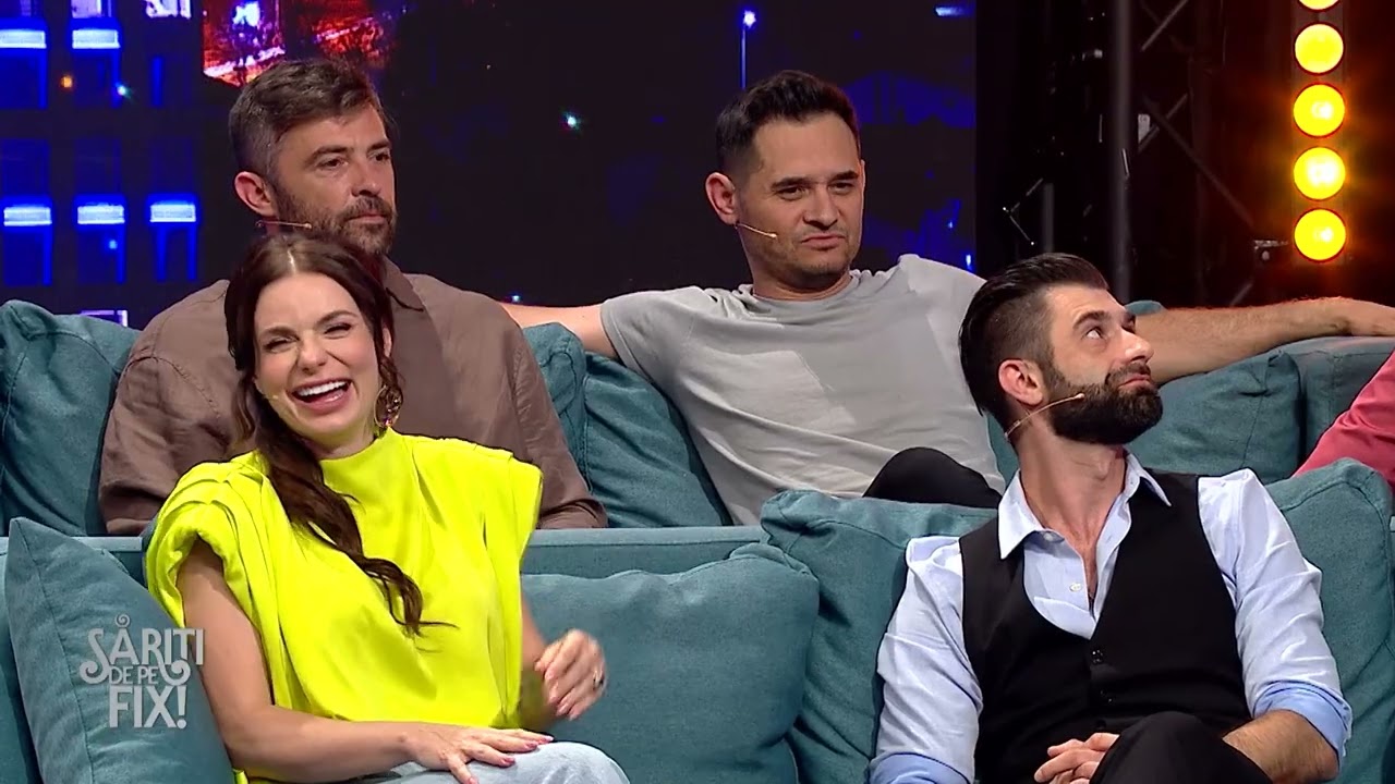 SĂRIȚI DE PE FIX | Anca Dinicu, Emily Burghelea, Lucian Ghimiș și Bogdan Drăcea în SCENĂ LA SOL