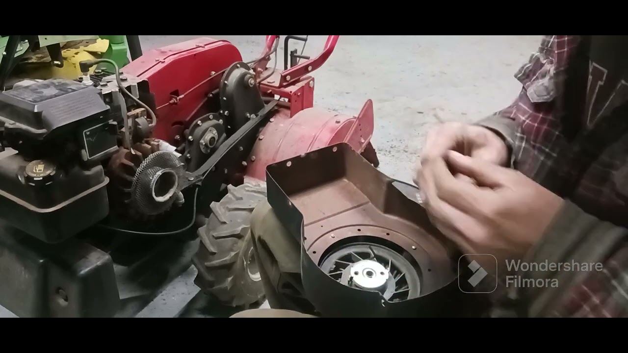 как закрепить тяговый трос на культиваторе MTD Briggs & Stratton мощностью 5 лошадиных сил