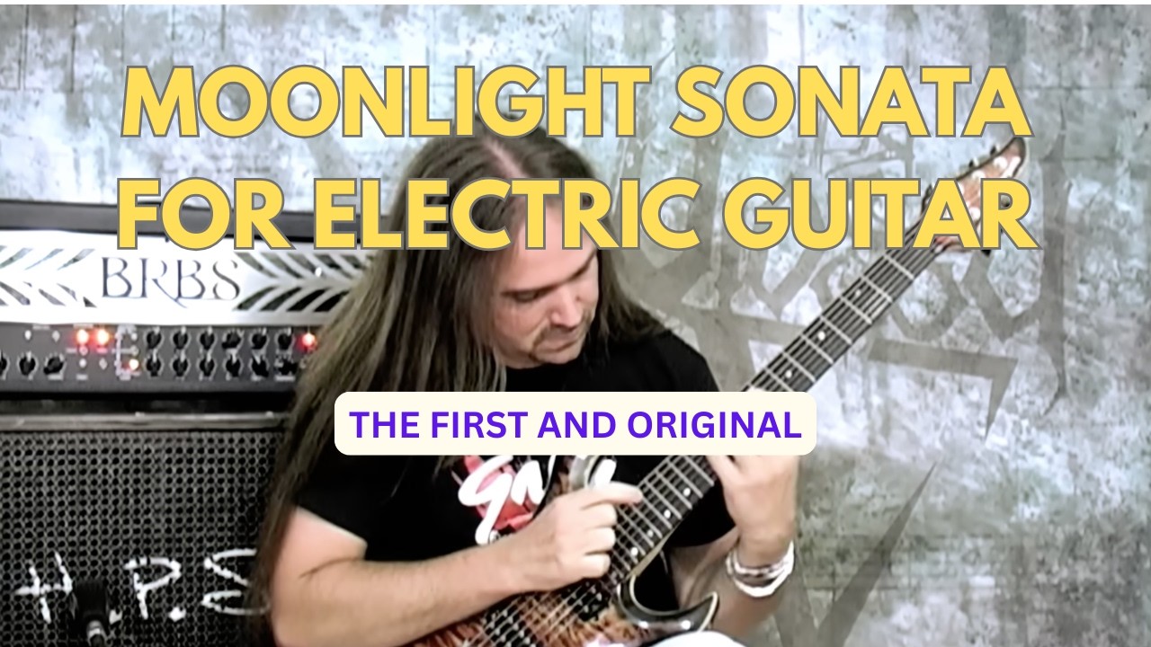 Dr.Viossy: Beethoven Goes Metal – Moonlight Sonata for electric guitar. THE FIRST AND ORIGINAL