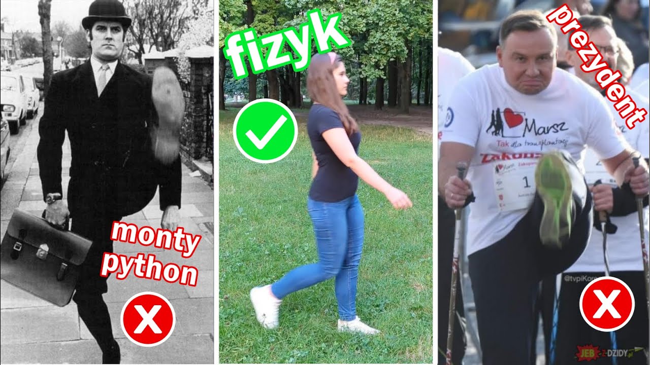 Jak chodzić? Poważna analiza fizyka