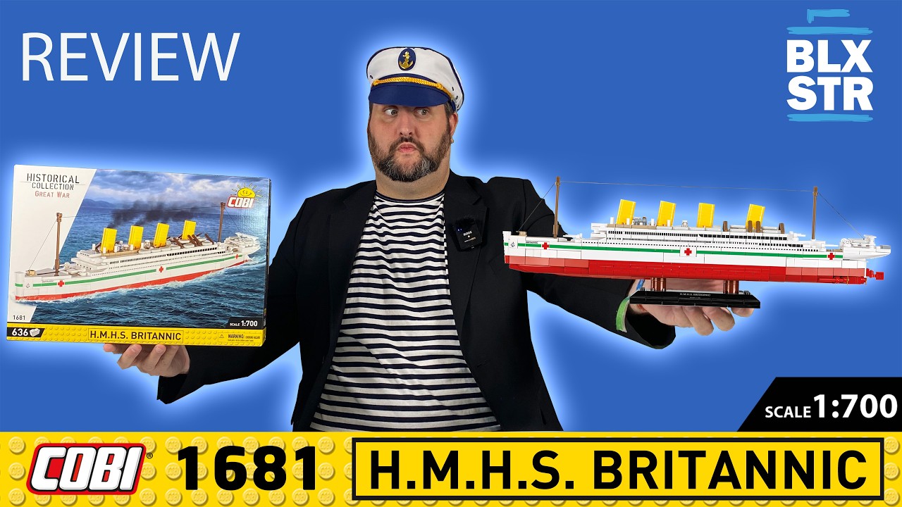 Schwesterschiff der Titanic: H.M.H.S. BRITANNIC 1:700 | REVIEW | COBI-1681