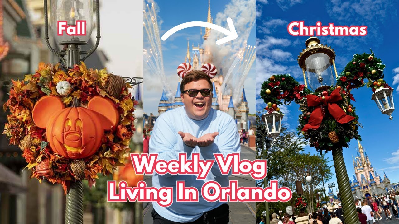 Неделя из моей жизни в Орландо 🎃🎄 | От Хэллоуина до Рождества в Disney World и декорирование