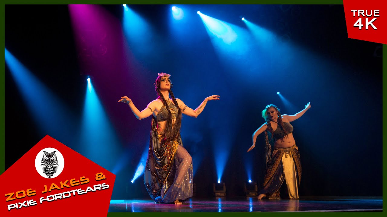Zoe Jakes & Pixie Fordtears TRIBAL FUSION Bellydance @ The Massive Spectacular! {NEW} 4K