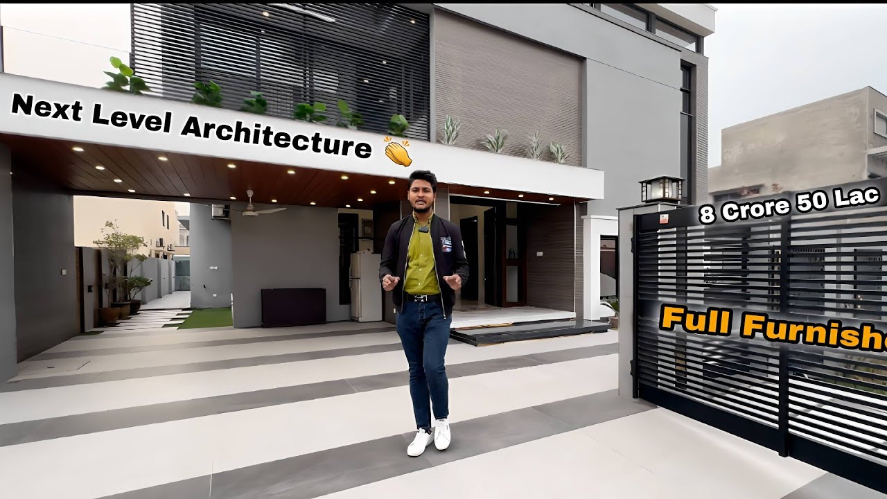 1 Kanal Full Furnished Luxury Modern House For Sale in Bahria Town Lahore