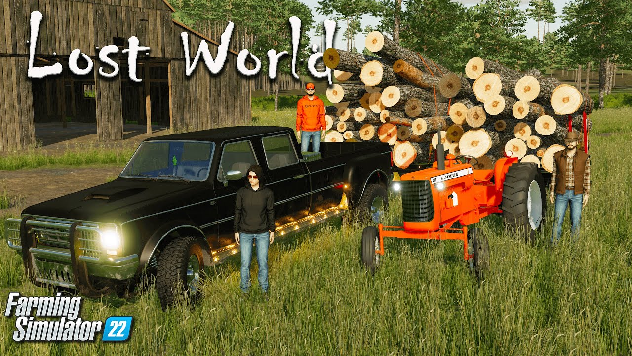 I started with $0 , 3 friends, and a Chainsaw!!! Lost world Fs22
