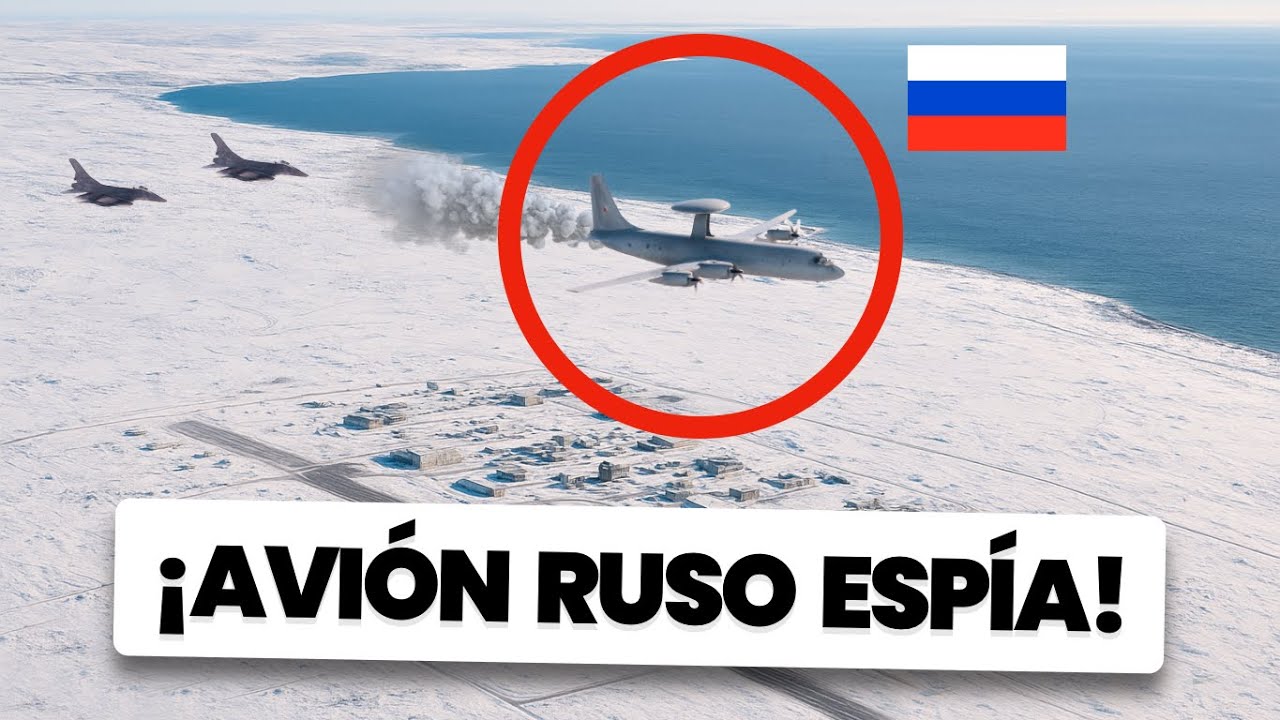 AVI&Oacute;N ESP&Iacute;A RUSO es Interceptado por Cazas F-16 de EEUU sobre Alaska
