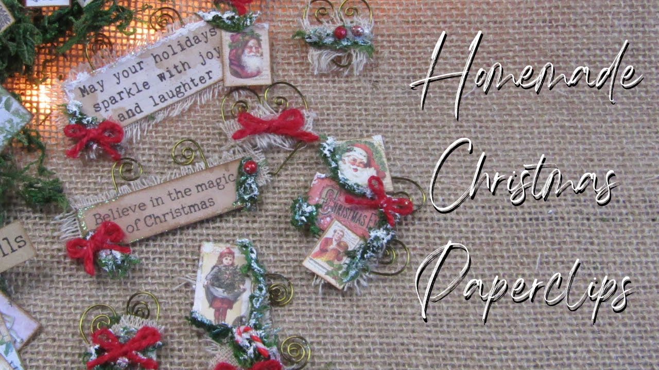 Homemade Christmas Paperclips