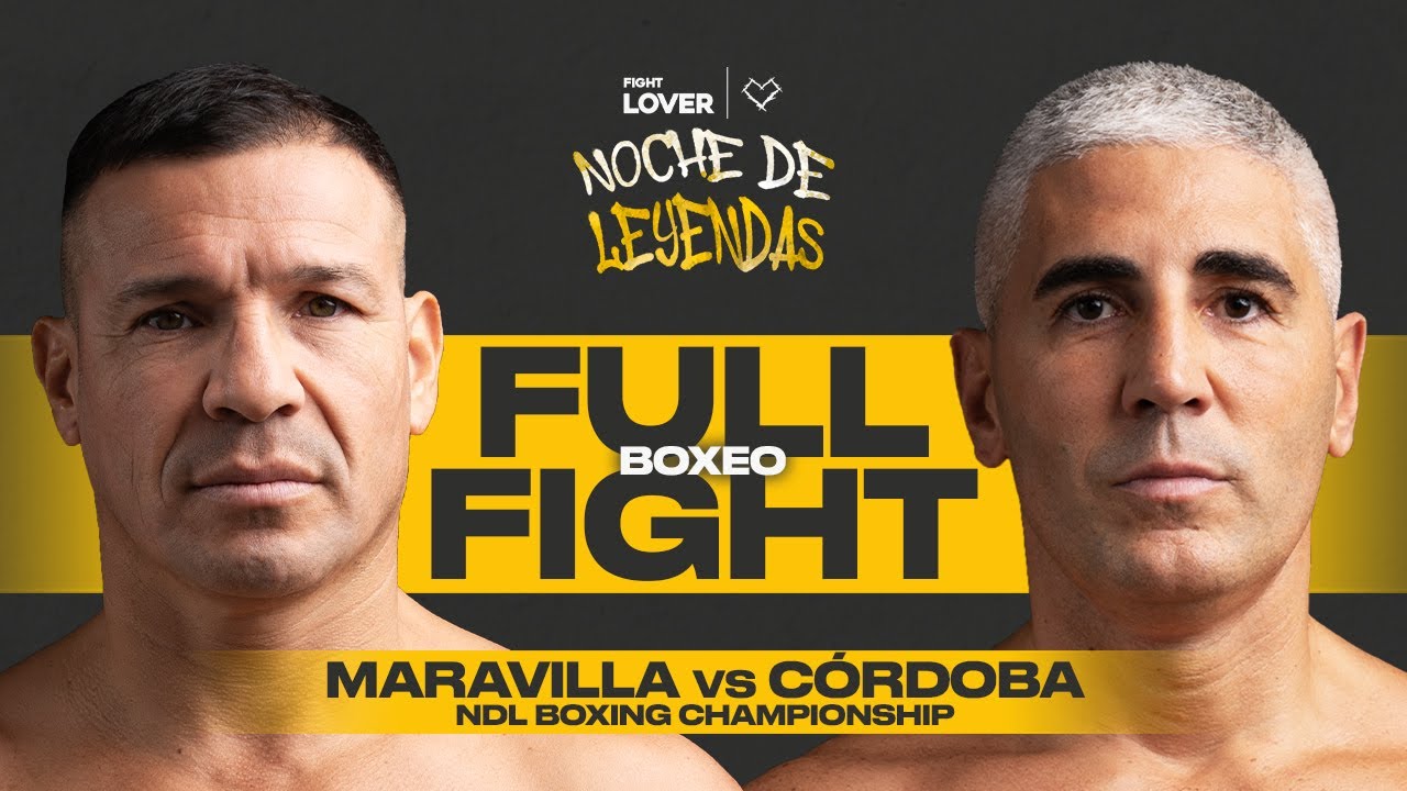 Maravilla Martínez vs César Córdoba | Boxing Full Fight | Noche de Leyendas