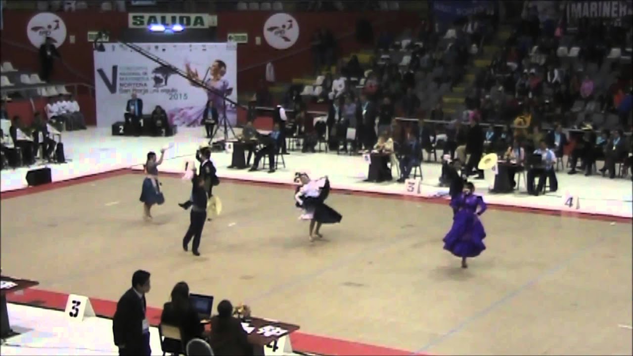 marinera norteña SAN BORJA 2015 final final categoria INFANTIL
