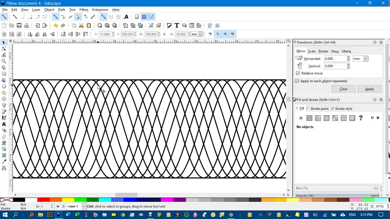 Расширение Guilloche для Inkscape — декоративные рамки.