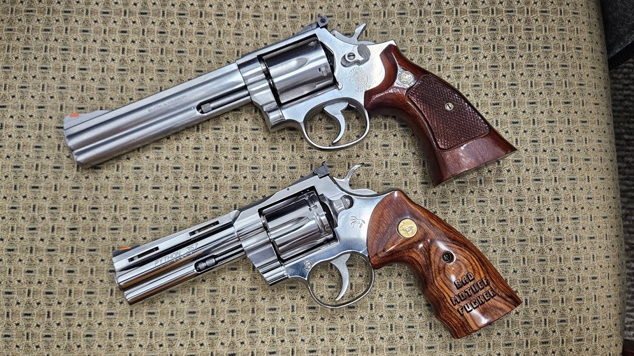 Colt Python против Smith & Wesson 686. (старый против нового)