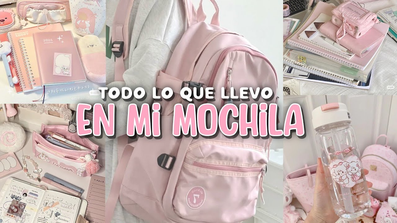 QUÉ LLEVAR EN TU MOCHILA PARA LA ESCUELA + TIPS DE ORGANIZACIÓN REALISTAS