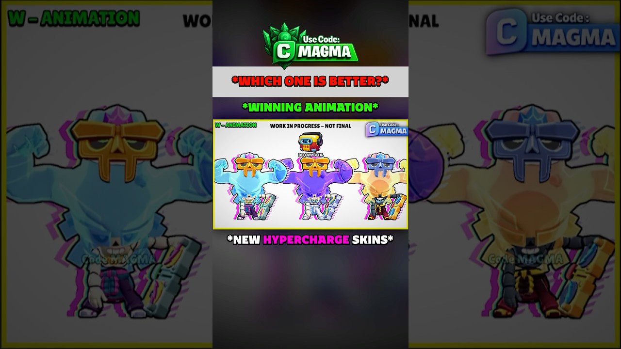 Dj Poco Hypercharge skin Animations 💀 #brawlstars #brawlstarsshorts #ravikumarking