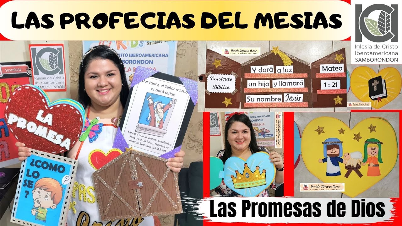 LAS PROFECIAS DEL MESIAS - LAS PROMESAS DE DIOS - PROFECIAS DE ISAIAS SOBRE EL NACIMIENTO DE JESUS