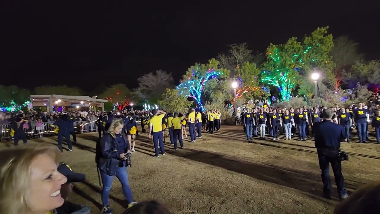 Michigan Marching Band at Phoenix Zoo - 12/29/2022