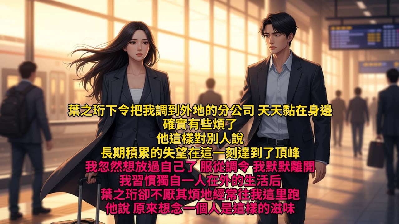 追妻火葬場|葉之珩下令把我調到外地的分公司。天天黏在身邊，確實有些煩了。他這樣對別人說。長期積累的失望在這一刻達到了頂峰。我忽然想放過自己了。服從調令 #追妻火葬場 #爽文 #追妻火葬场 #爽文