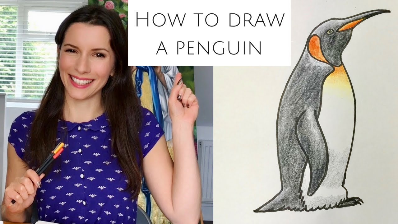 How to draw a penguin
