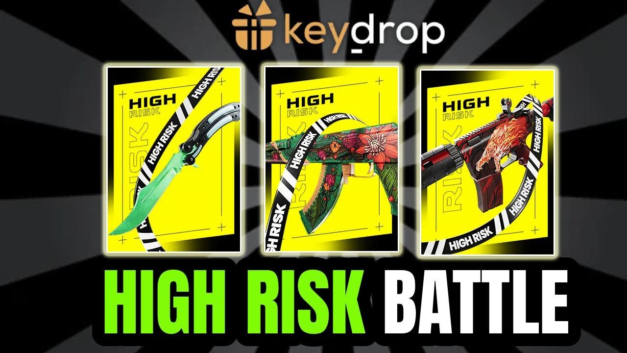 HIGH RISK CASE BATTLE'S ONLY!!!? KEYDROP (KeyDrop Promo Code 2025)